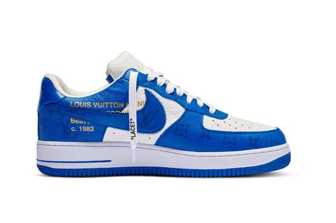 louis vuitton nike blue|air force 1 louis vuitton.